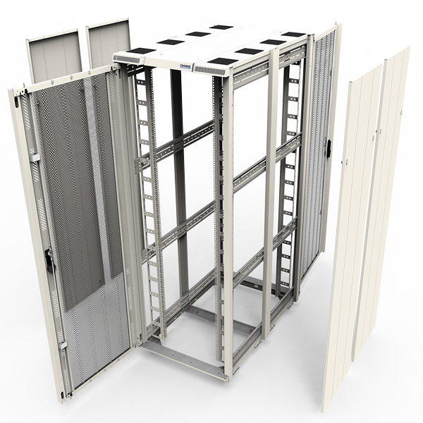 SMART-X-Exploded-Interior SMART-X datacentre cabinet exploded view